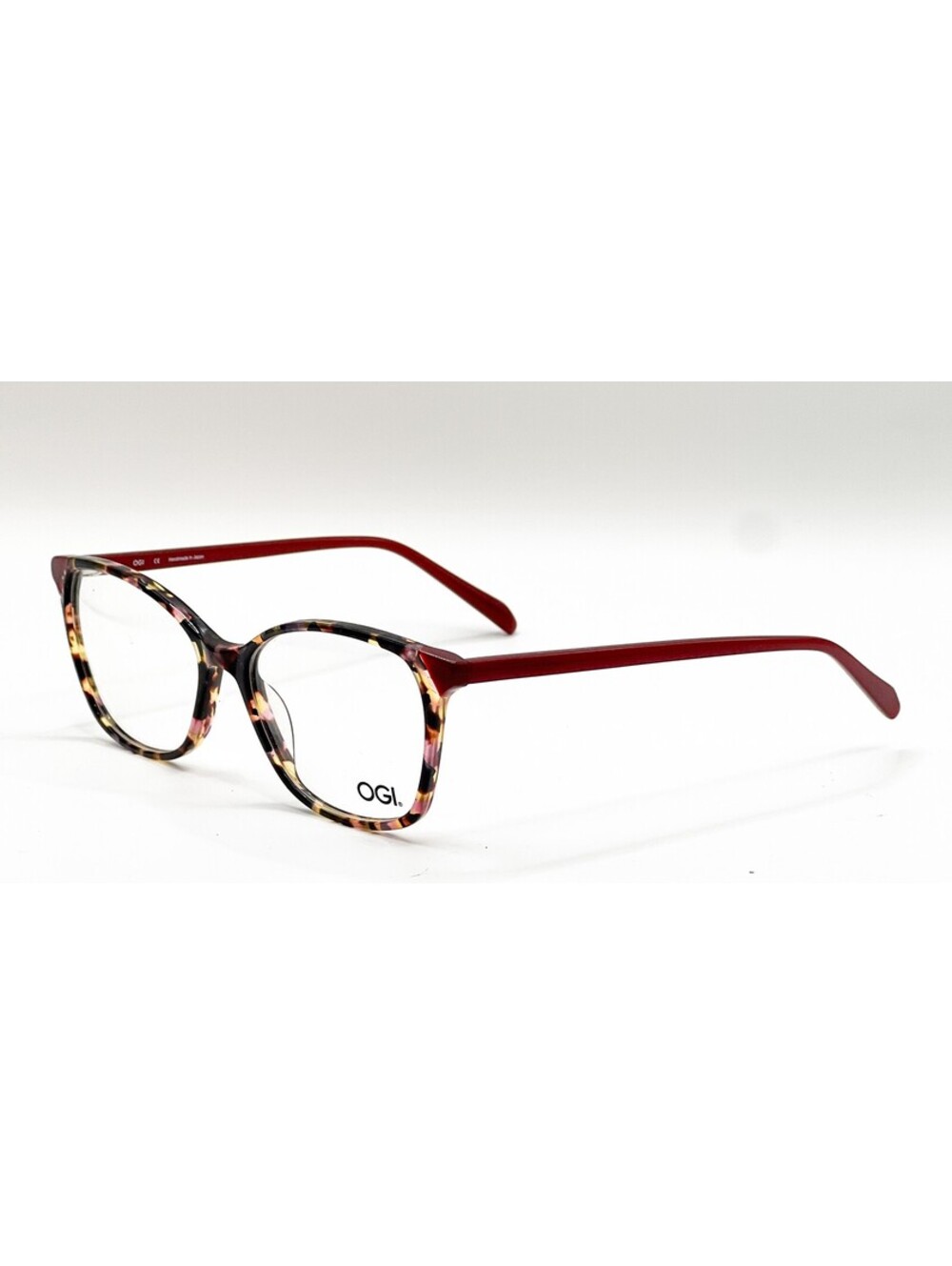 Ogi Swimsuit Winter 1083 Purple Tortoise Burgundy Cat Eyeglass Frames 52-16-140